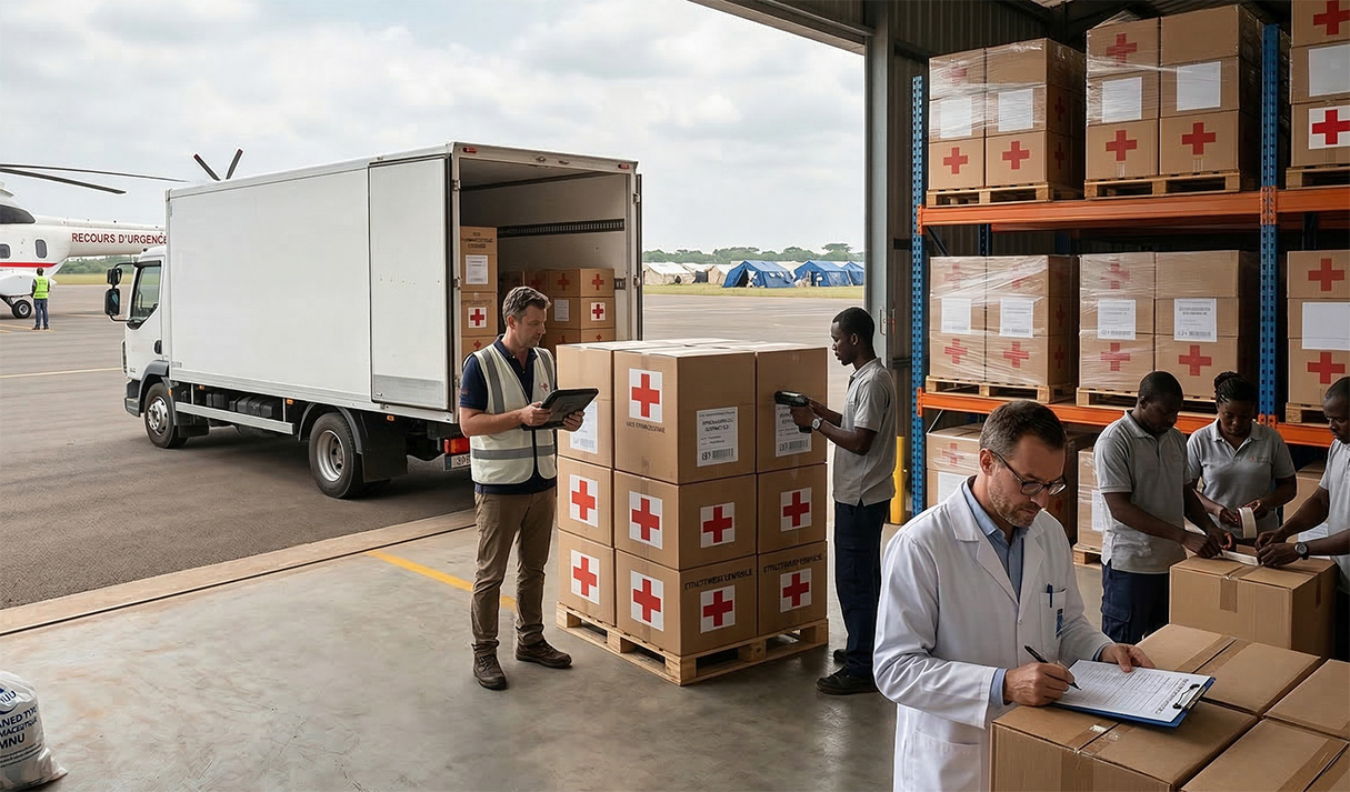 Aide humanitaire : le rôle structurant du circuit pharmaceutique