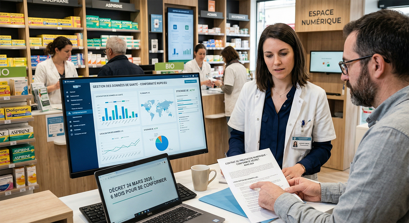 Données de santé : un virage réglementaire qui place l’officine face à ses responsabilités numériques