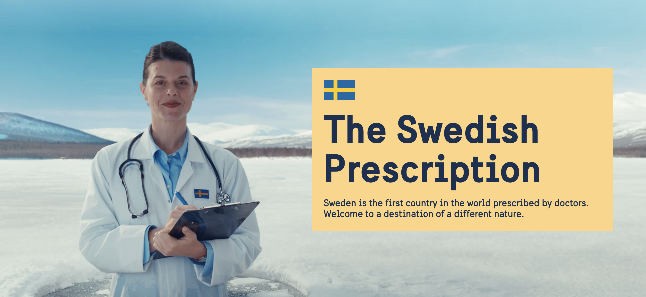 La Suède sur prescription médicale